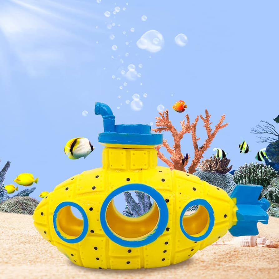 Amazon.co.jp: Zayookey 潜水艦 アクアリウム 水槽装飾 魚用